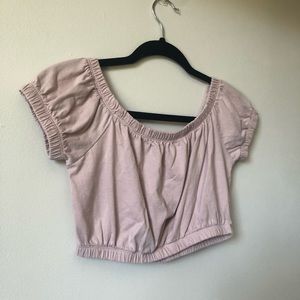 Sirens Dusty Pink Crop Top - Small